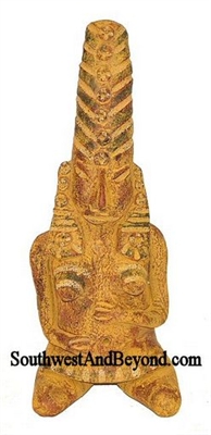 20078-04 Pre-Columbian Clay Mayan Idol