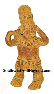 20078-08 Pre-Columbian Clay Mayan Idol