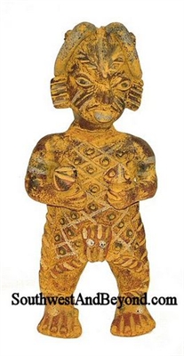 20079-06 Pre-Columbian Mayan Clay Idol