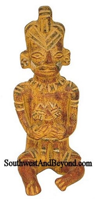 20079-11 Pre-Columbian Mayan Clay Idol