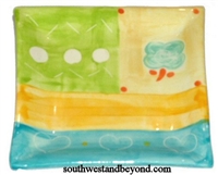 Square Candle Holder Plate
