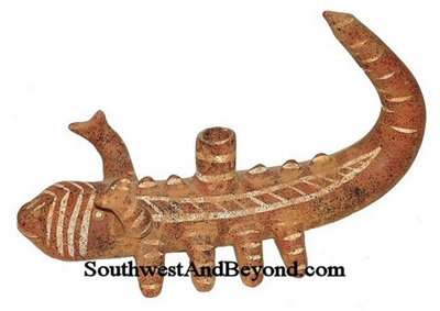 80155 Scorpion Clay Candle Holder