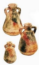 80241 Clay 3pc Pottery Set - Asas Vase Set