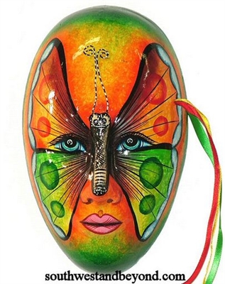 803-T Clay Exotic Mask Wall Art Decor â€“ Medium