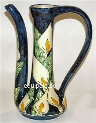 80326-D Talavera Italian Vase Callalily Design