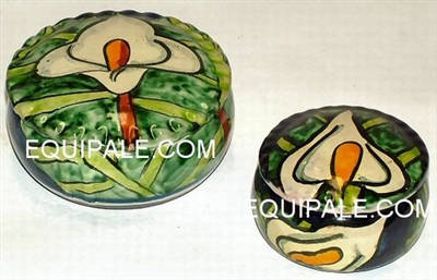 80340,524-D Round Shaped Set Callalily Design