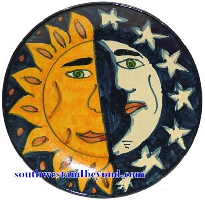 80504-B1 Talavera 11" Wall Plate Eclipse Design