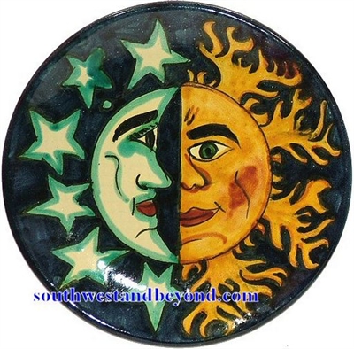 80504-B4  Talavera 11" Wall Plate Eclipse Design