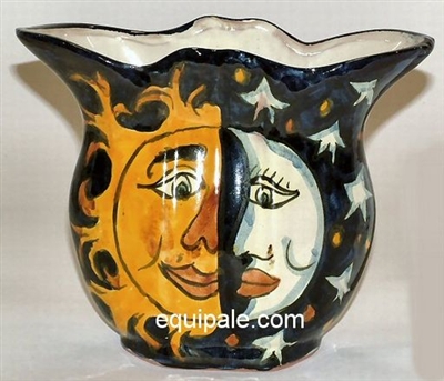 80517-B Talavera Flower Vase Eclipse Design