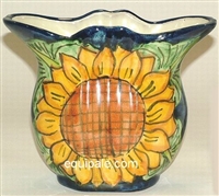 Mexican Talavera Pottery Planters hand made hand painted