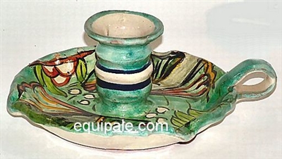 80535-F Candle Holder Plate Fish Design