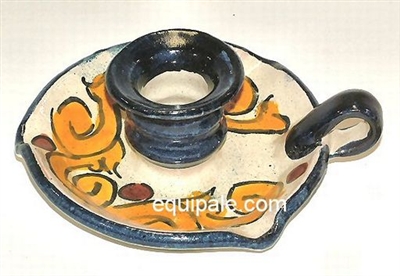 80536-A Candle Holder Plate Spanish Design