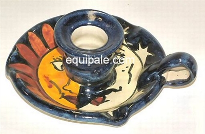 80536-B Candle Holder Plate Eclipse Design