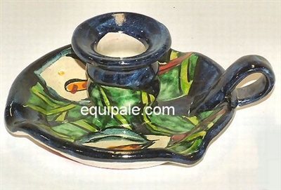 80536-D Candle Holder Plate Callalily
