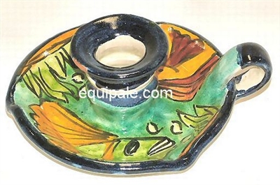 80536-F Candle Holder Plate Fish Design