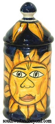 80559-G2 Talavera Ginger Jar - Sun Design