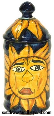 80559-G4 Talavera Ginger Jar - Sun Design