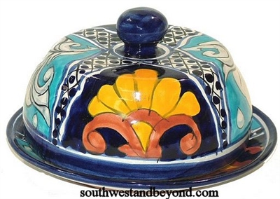 80635-A Talavera Serving Dish with Lid - Spanish
