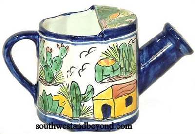 80638-C Talavera Clay Watering Pot â€“ Desert Design