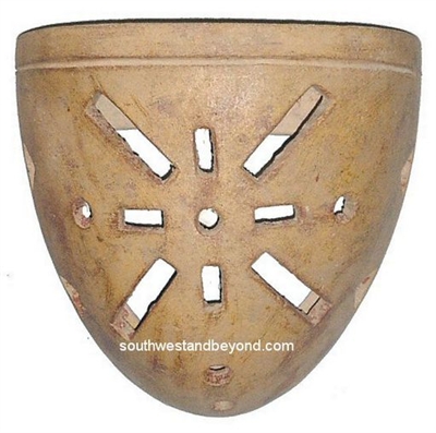80673-A Rustic Clay Sconce Light Cover