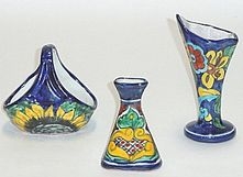 80677 Talavera Small Vase Basket Set