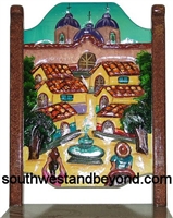 Mexican Hand Carved Design and Hand Painted