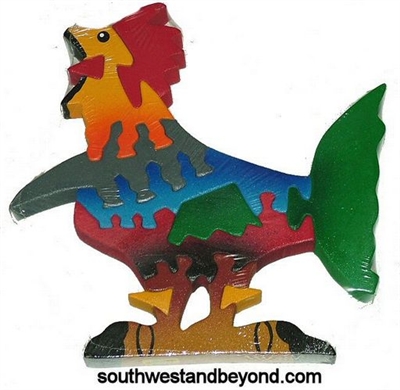 PZ-A-208 Rooster Wooden Puzzle - Rooster