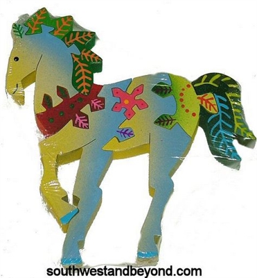 PZ-A-212 Carousel Horse Wooden Puzzle - Carousel Horse