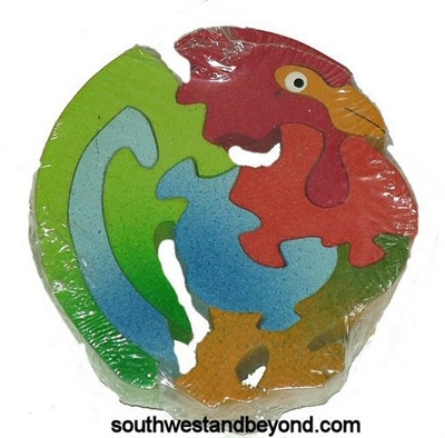 PZ-A-229 Rooster Wooden Puzzle â€“ Rooster