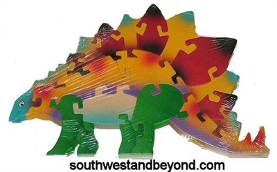 PZ-D-208 Stegosaurus Wooden Puzzle â€“ Stegosaurus