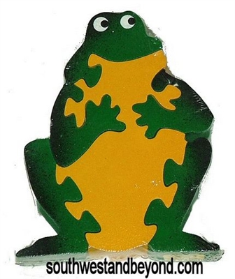 PZ-F-200 Frog Wooden Puzzle - Frog