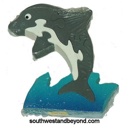 PZ-F-203 Dolphin Wooden Puzzle â€“ Dolphin