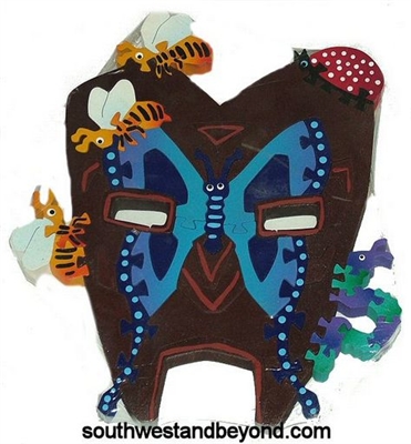 PZ-M-200 Mask with Bugs Wooden Puzzle