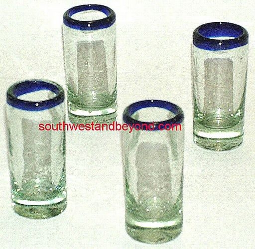 Hand Blown Mexican Shot Glasses