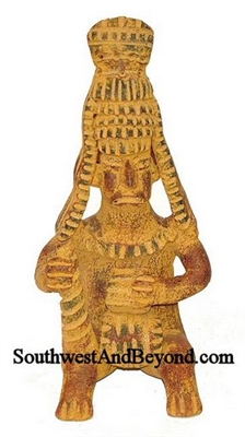 20078-05 Pre-Columbian Clay Mayan Idol