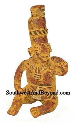 20078-06 Pre-Columbian Clay Mayan Idol