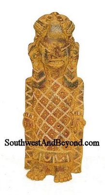 20079-17 Pre-Columbian Mayan Clay Idol