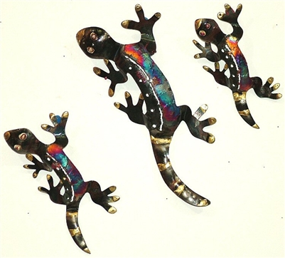 Tin coppered wall and table art animals, fish and southwest themed wall and table dÃ©cor.