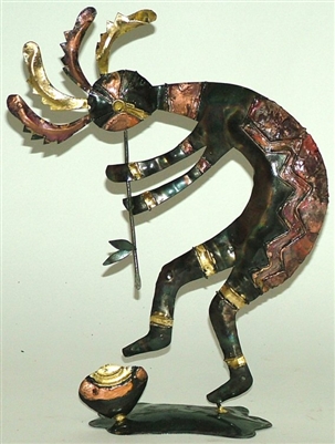 Tin coppered wall and table art animals, fish and southwest themed wall and table dÃ©cor.