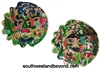 Mexican folk art clay wall masks