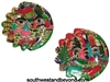 Mexican folk art clay wall masks