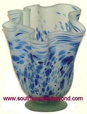 Mexican Art Glass Vase