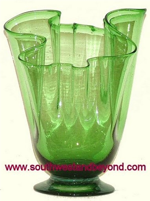 Mexican Art Glass Vase