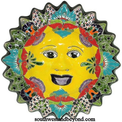 Talavera Medusa Sun Wall Decor Art