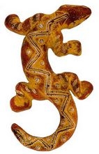 Talavera Frog Wall Decor / Gecko Wall Decor Our Talavera Frogs can be hung on the wall or they can just be placed where ever you wish. They will add color and brighten up your home dÃ©cor.