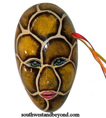 Exotic Clay Mask Wall Decor Art