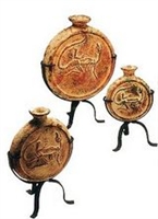Clay and Iron 3pc Mexican Pottery Set
