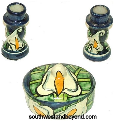 Mexican Talavera Pottery Accessories hand made hand painted