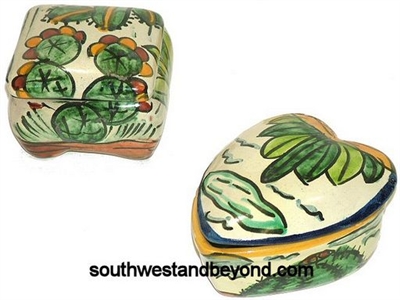 Mexican Talavera Pottery Accessories hand made hand painted