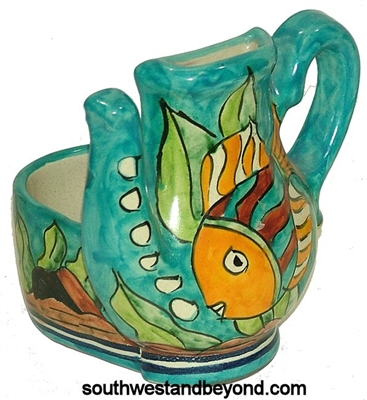 Mexican Talavera Pottery Accessories hand made hand painted